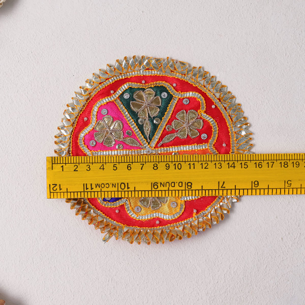 Pack of 10pcs Traditional Gota Embellished Colorful Applique Patch for Dresses, Dupattas, and DIY Crafts