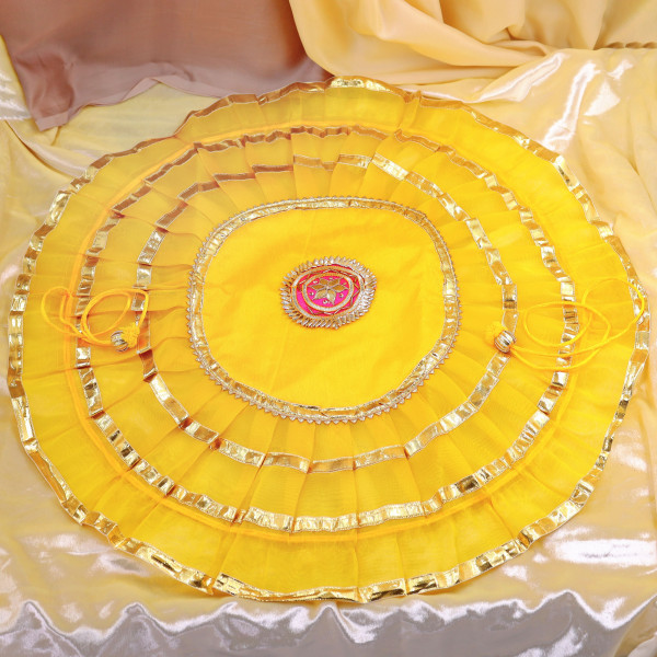 Handcrafted Embellished Gota Patti Godh Bharai Cover & Shagun Potli Set