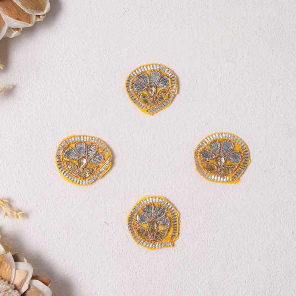 Pack Of 25Pcs Luxury Gota Patti Embroidered Patch | Indian Dress Embellishment