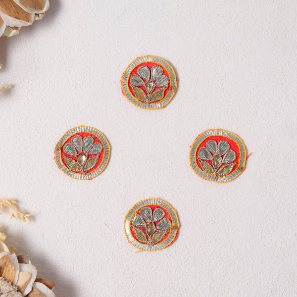 Pack Of 25Pcs Luxury Gota Patti Embroidered Patch | Indian Dress Embellishment