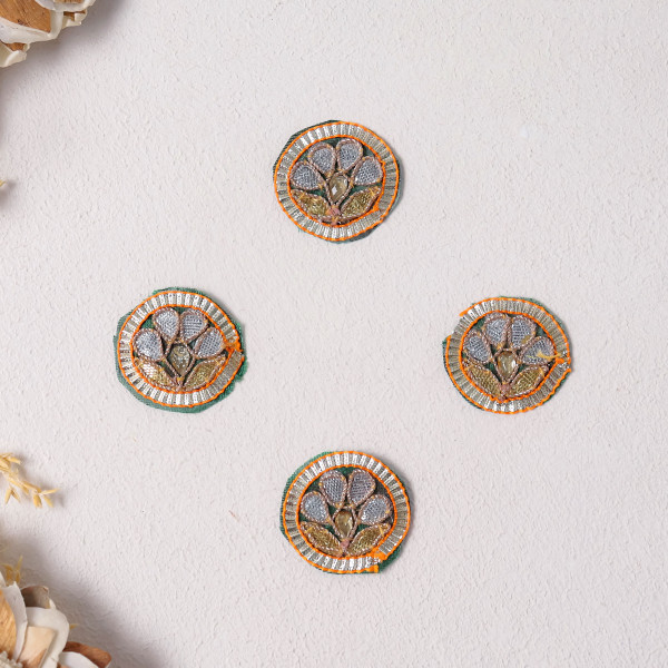 Pack Of 25Pcs Luxury Gota Patti Embroidered Patch | Indian Dress Embellishment