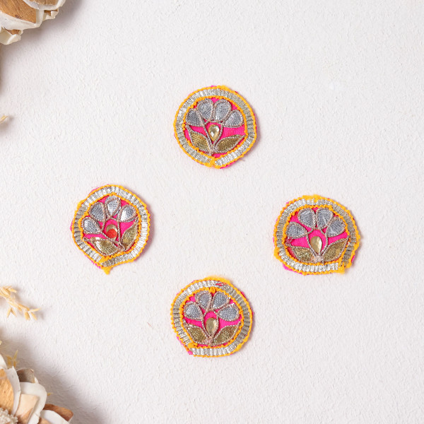 Pack Of 25Pcs Luxury Gota Patti Embroidered Patch | Indian Dress Embellishment