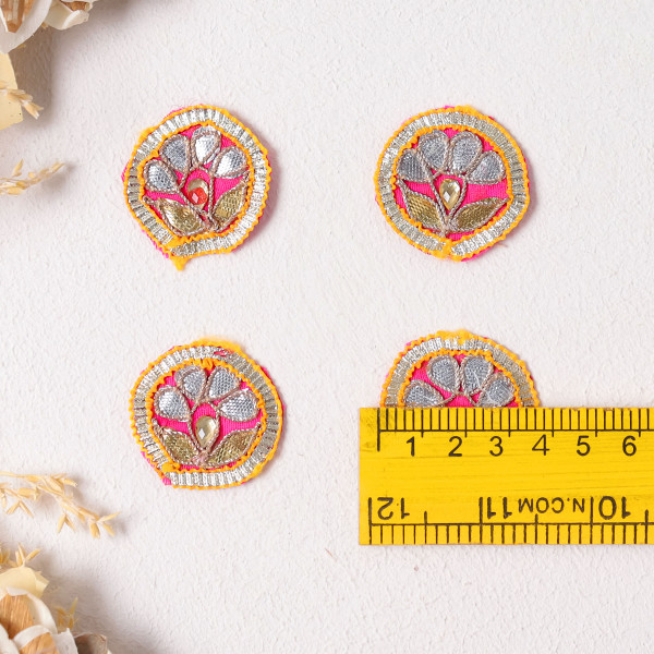 Pack Of 25Pcs Luxury Gota Patti Embroidered Patch | Indian Dress Embellishment