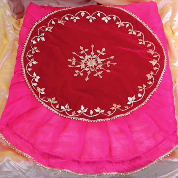 Designer Festive Gota Patti Embellished Shagun Cover for Godh Bharai