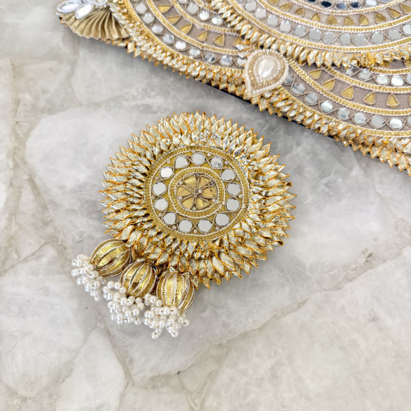 Classic Gota Patti & Mirror Rangoli – Set of 5