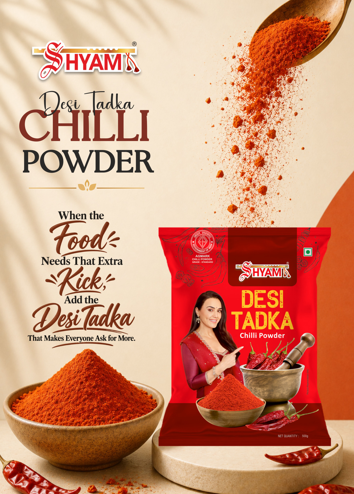 SHYAM DESI TADKA CHILLI POWDER
