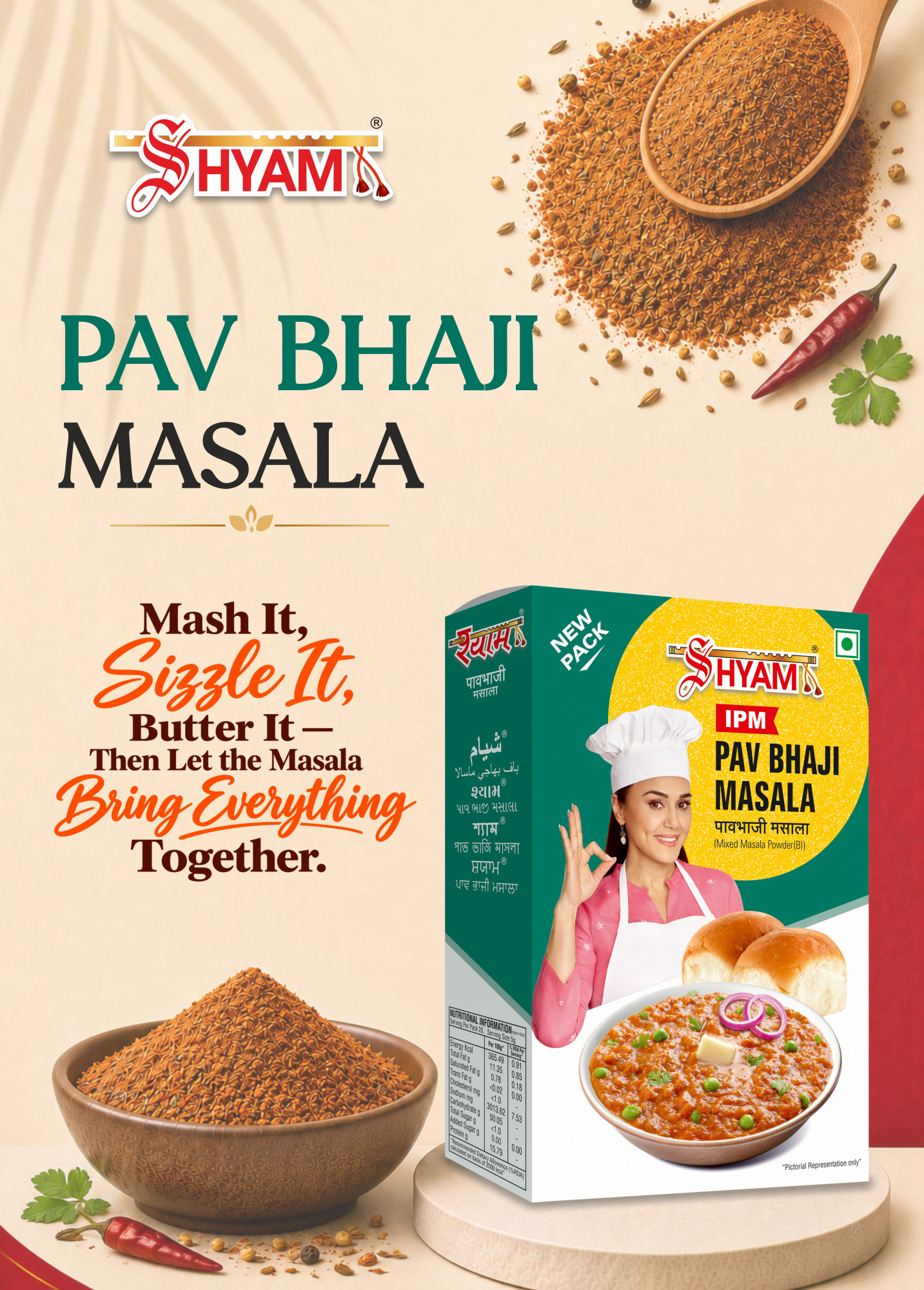 Shyam IPM Pav Bhaji Masala
