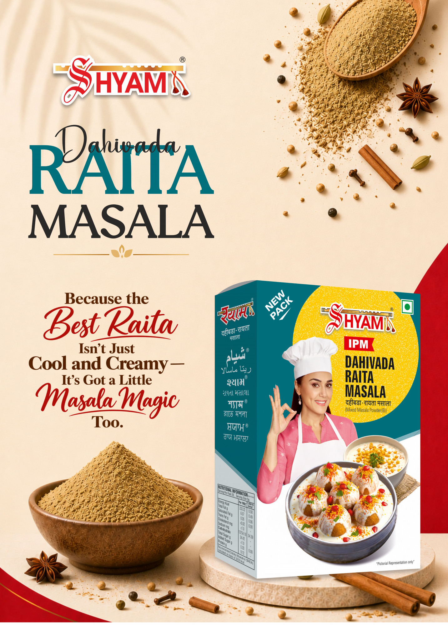 Shyam IPM dahivada-raita masala