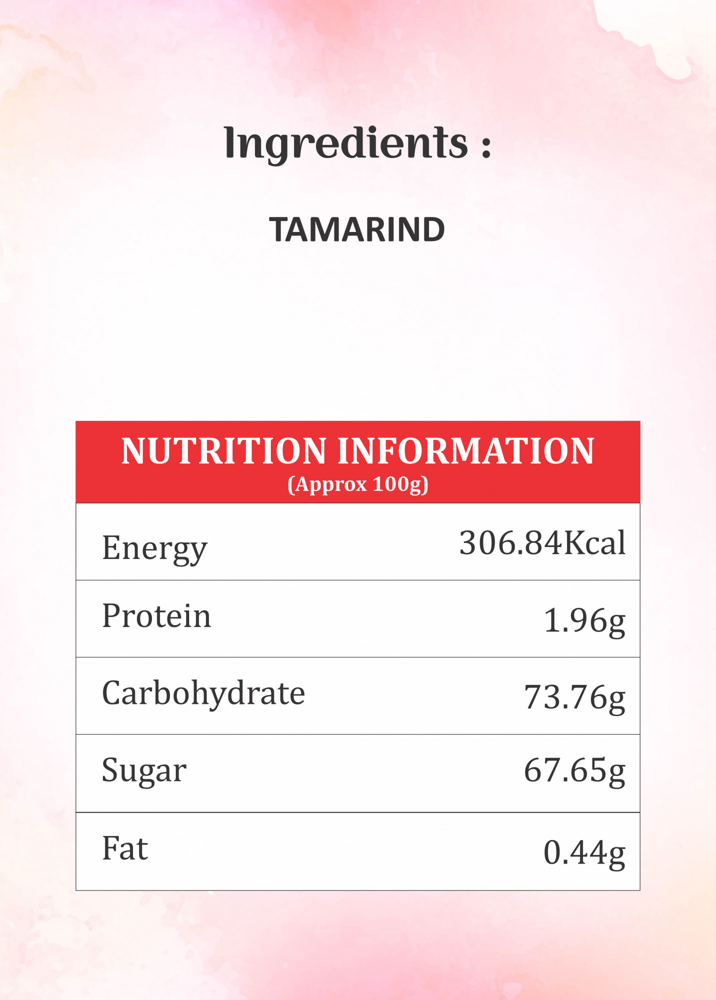 Shyam Tamarind seedless