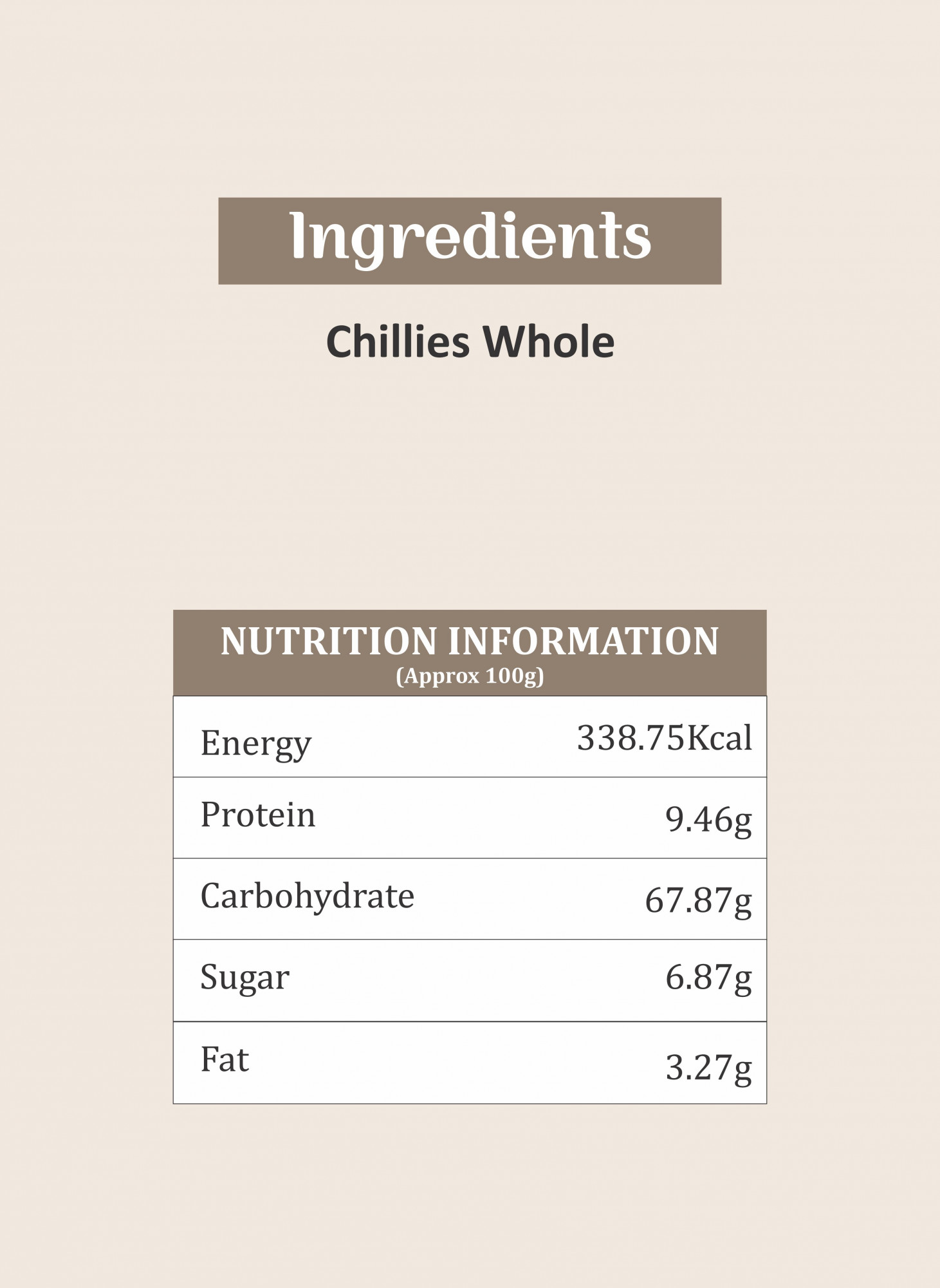 Shyam Red Chilli Whole