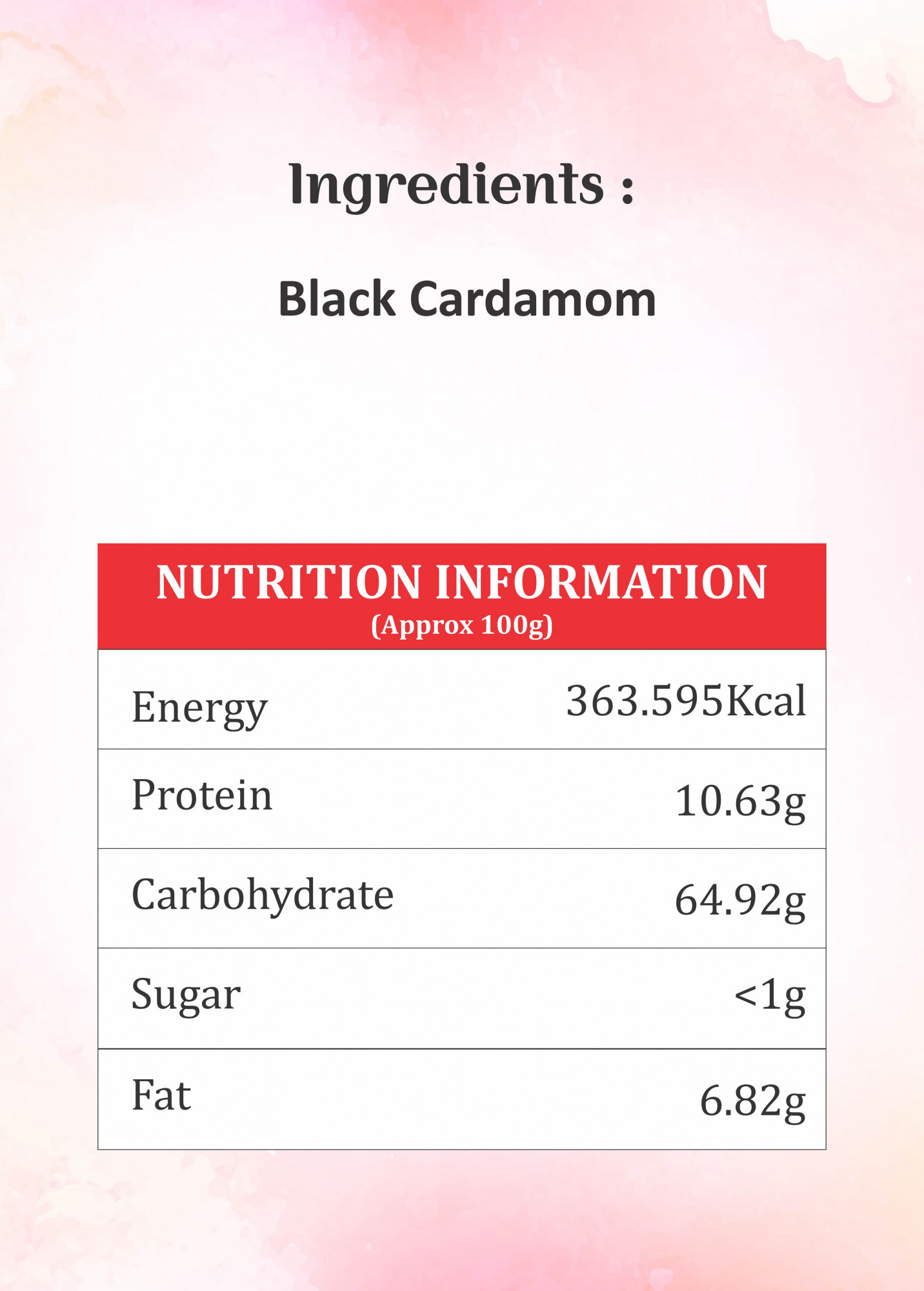 Shyam Black Cardamom
