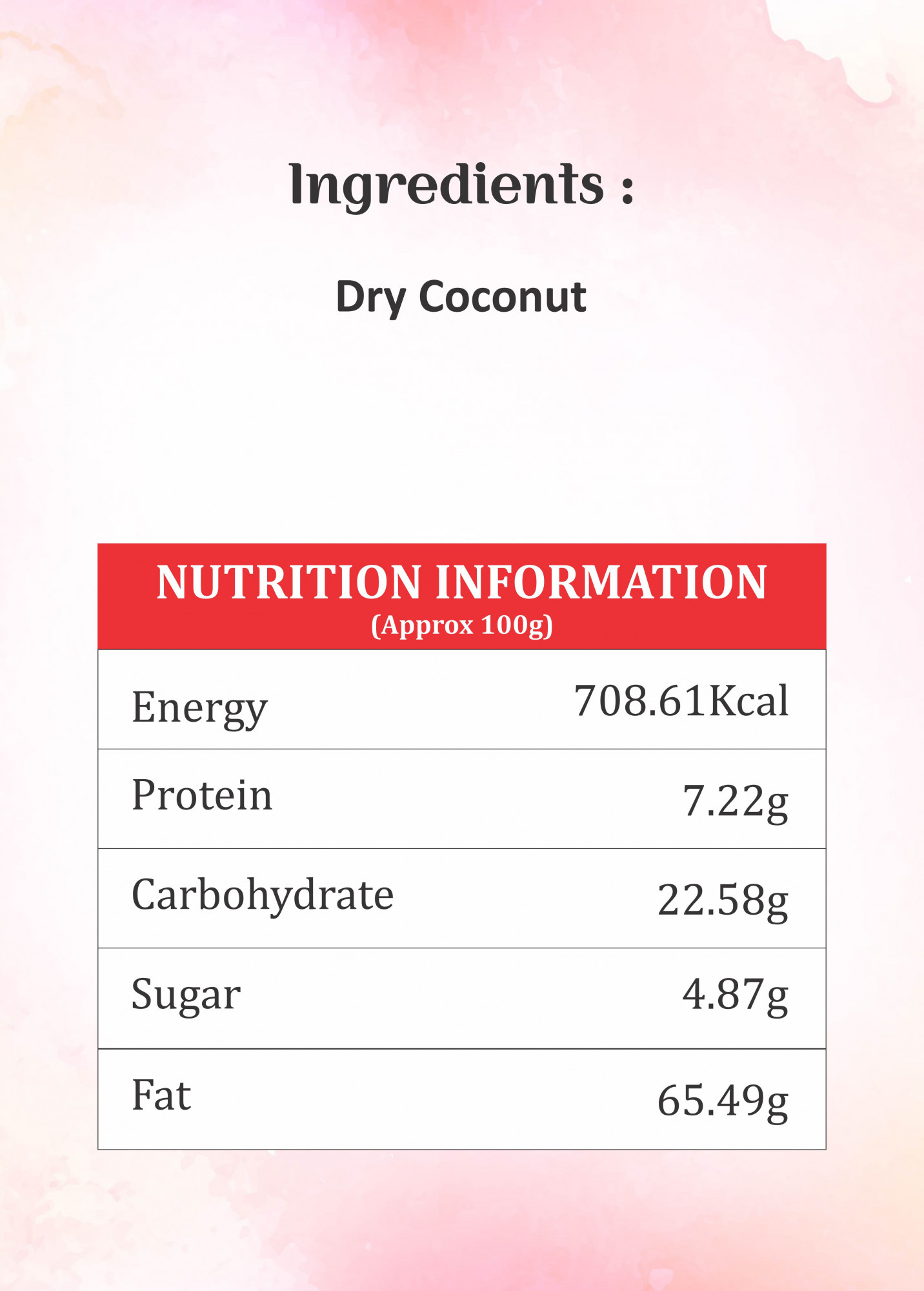 SHYAM COCONUT POWDER