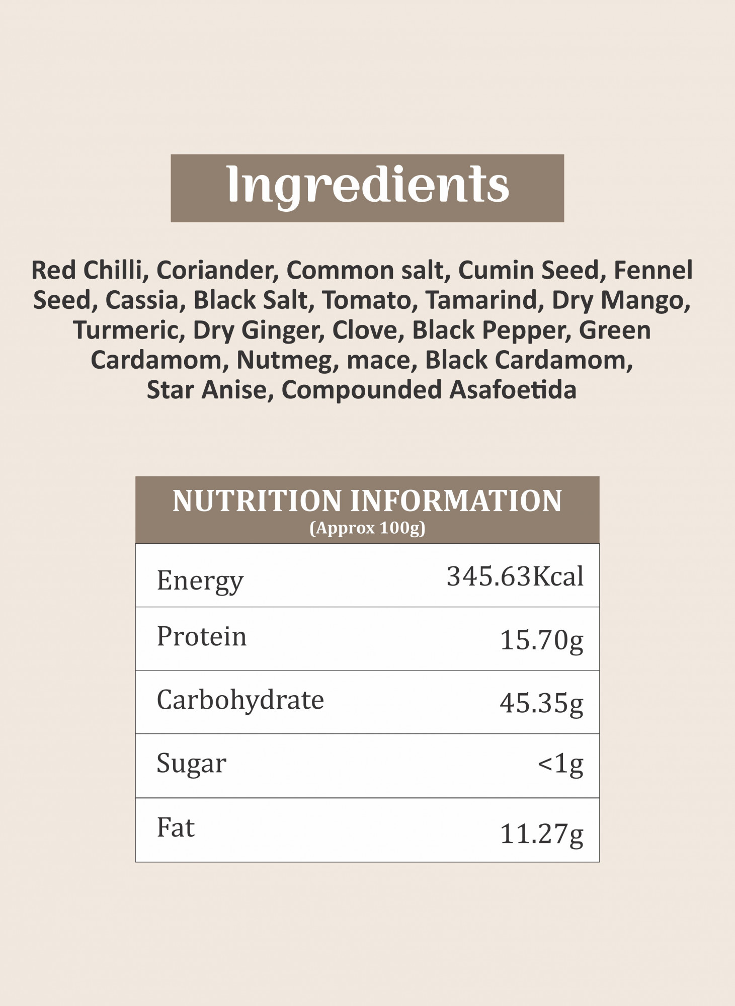 Shyam IPM Pav Bhaji Masala