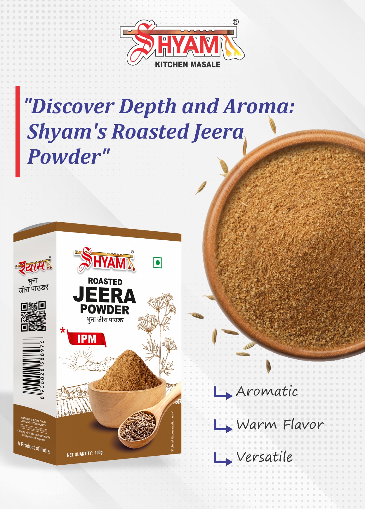 SHYAM IPM ROASTED JEERA POWDER