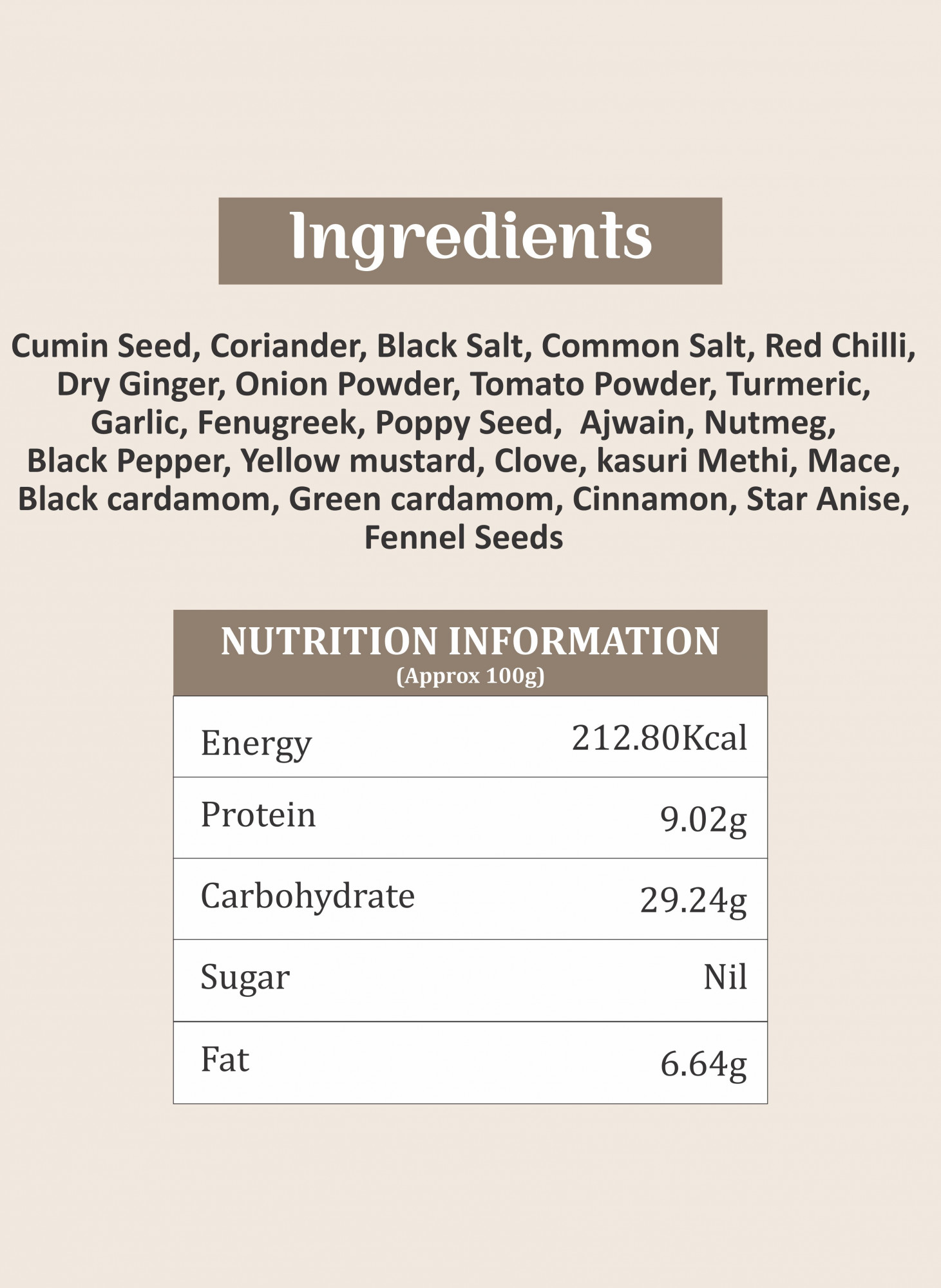 Shyam IPM Shahi Paneer masala