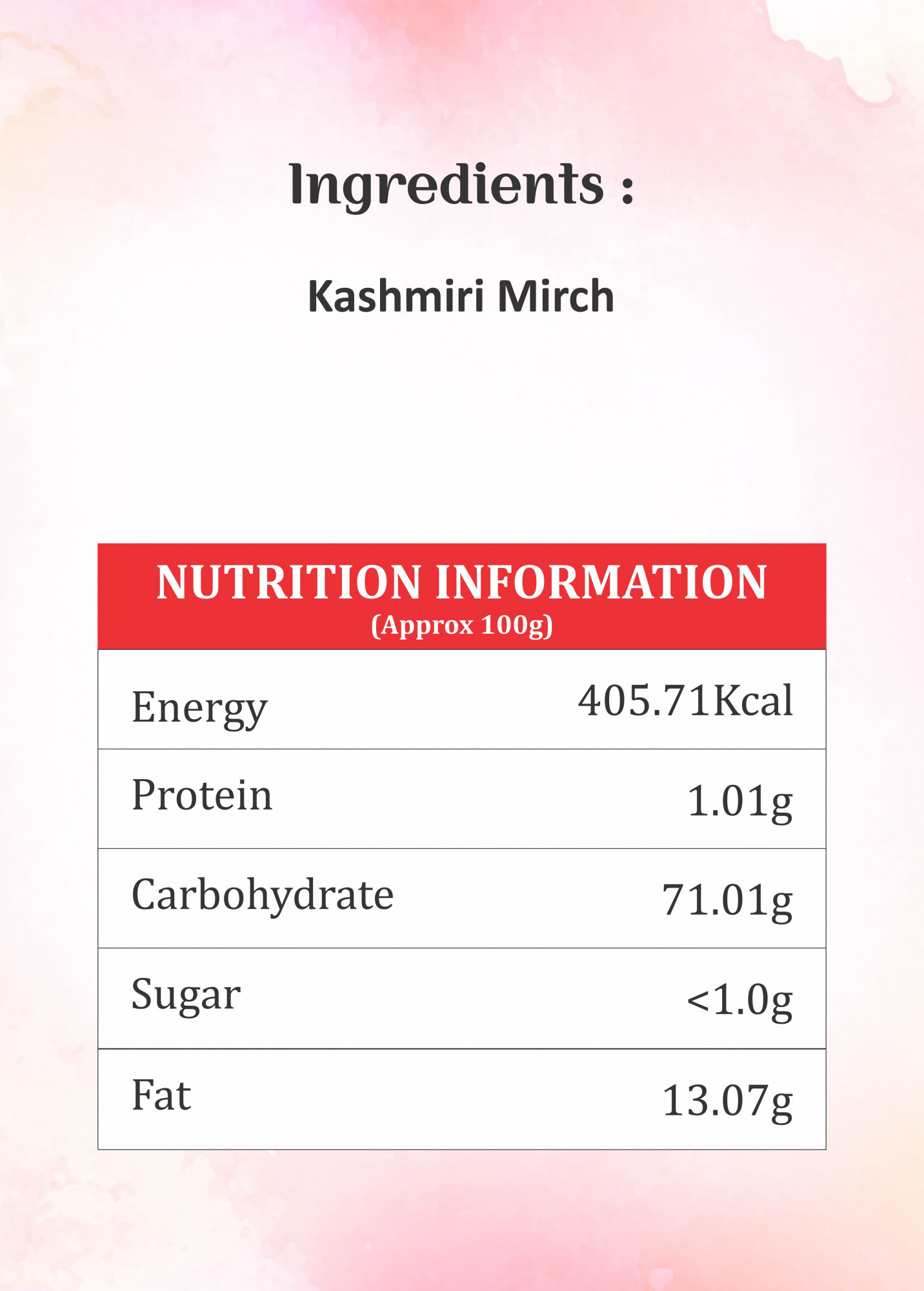 Shyam Kashmiri Mirch Powder
