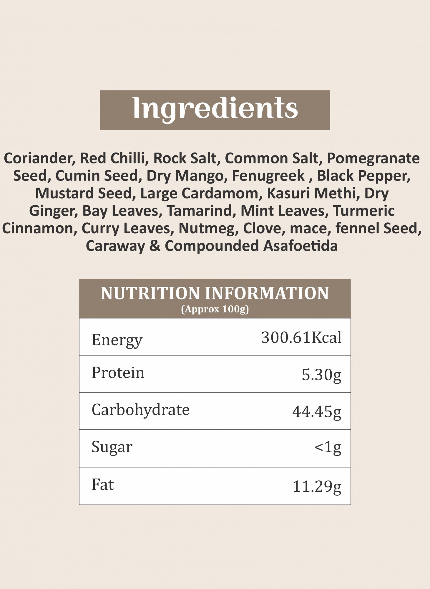 Shyam IPM Chhole Masala