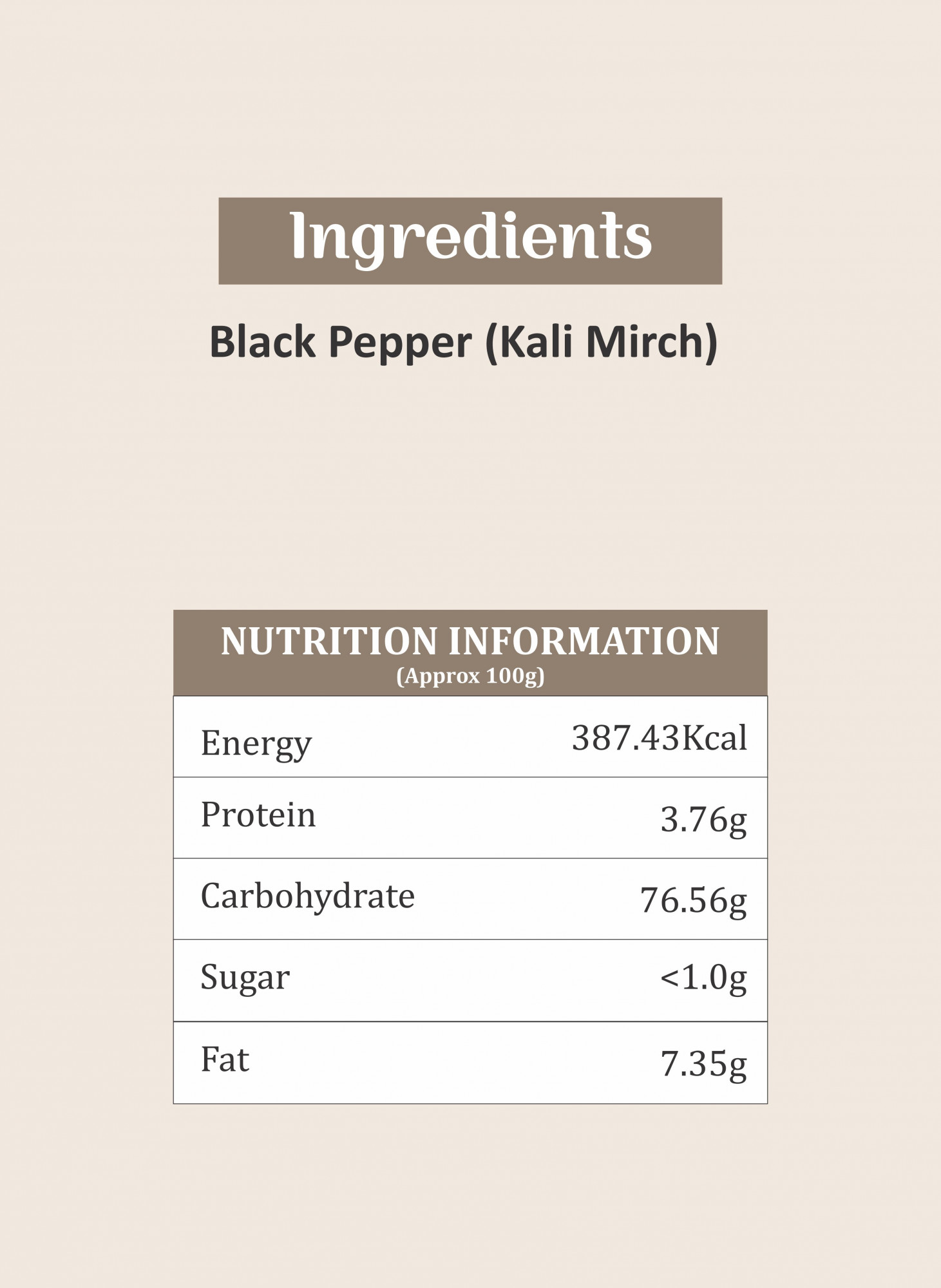 Shyam IPM Pepper Black Powder