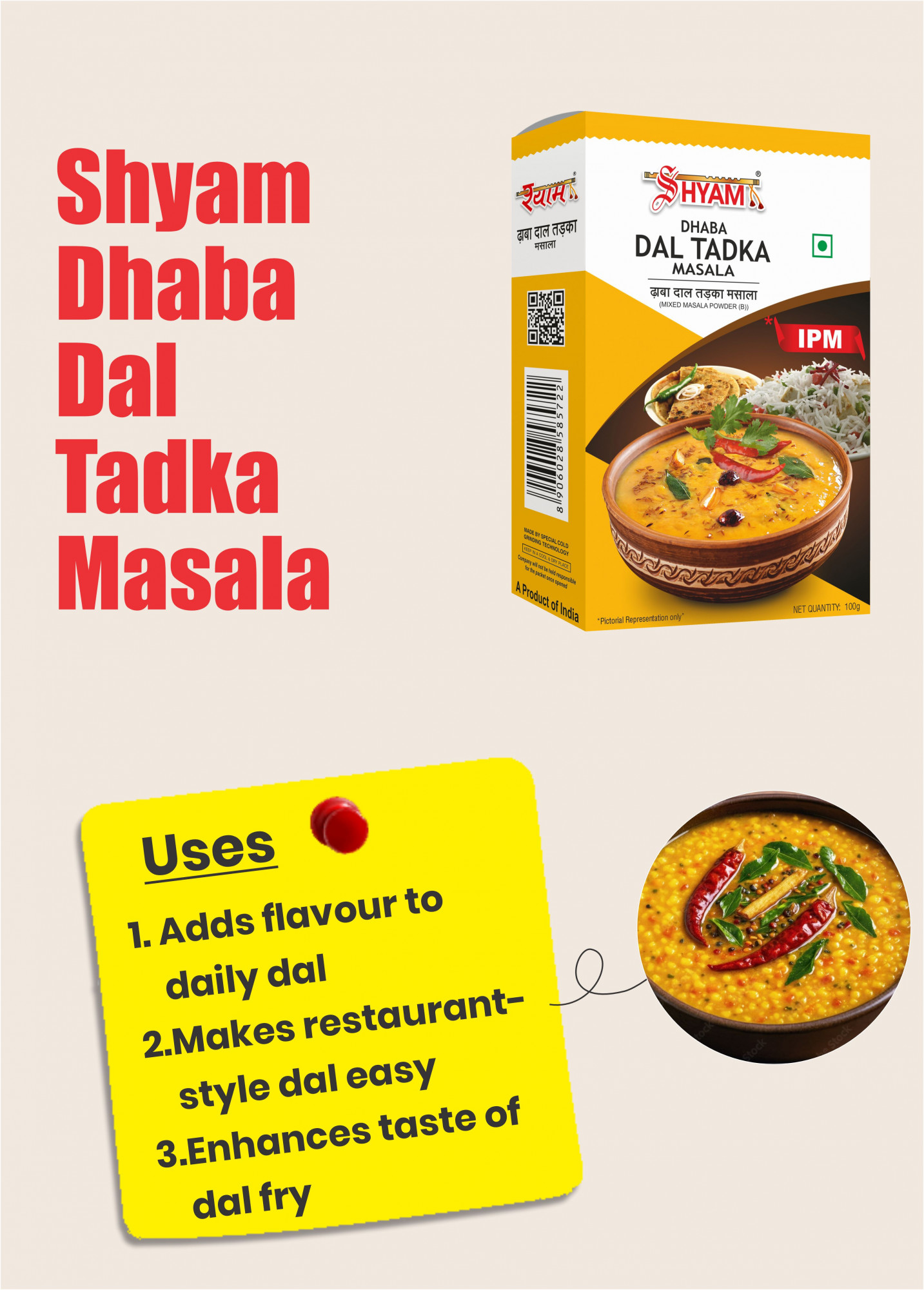 Shyam IPM Dhaba Dal Tadka Masala