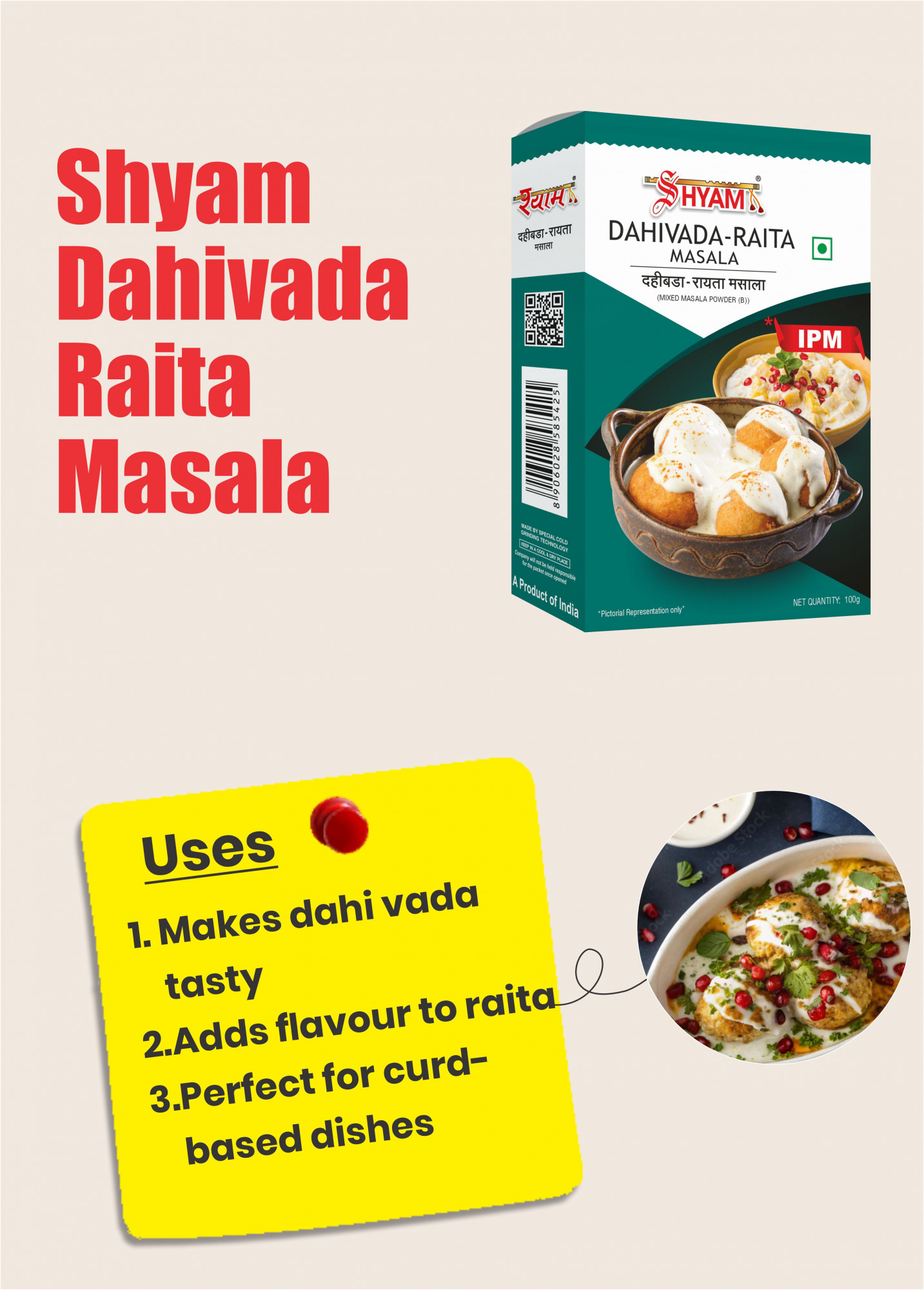 Shyam IPM dahivada-raita masala