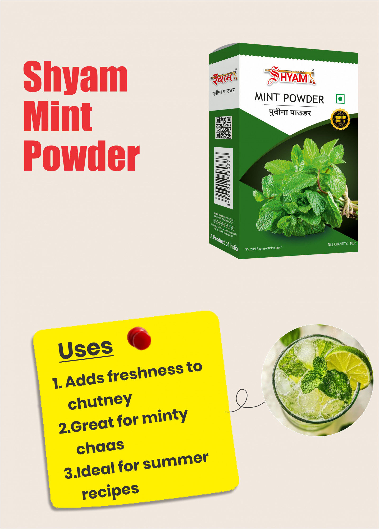 Shyam IPM Mint Powder