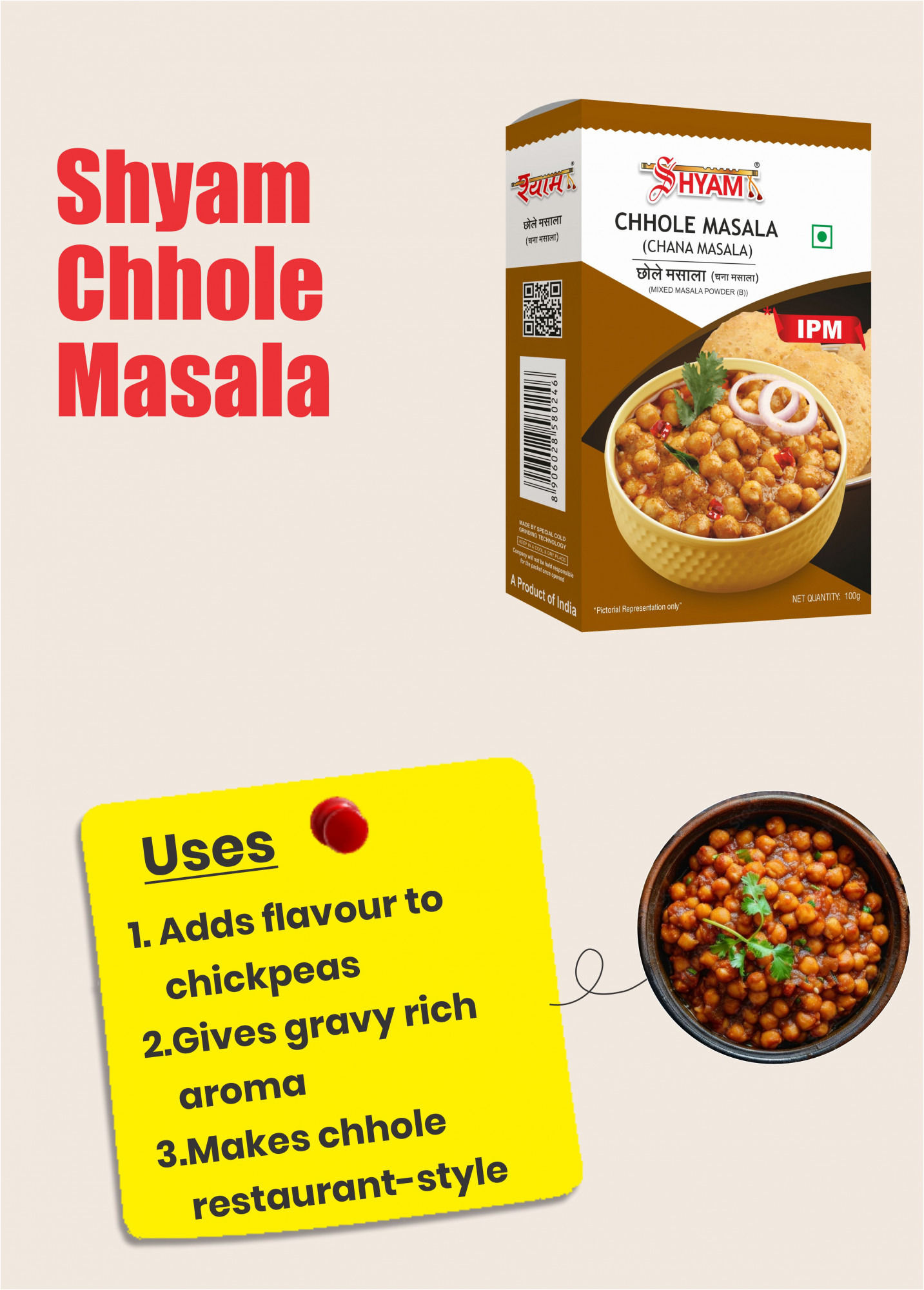 Shyam IPM Chhole Masala