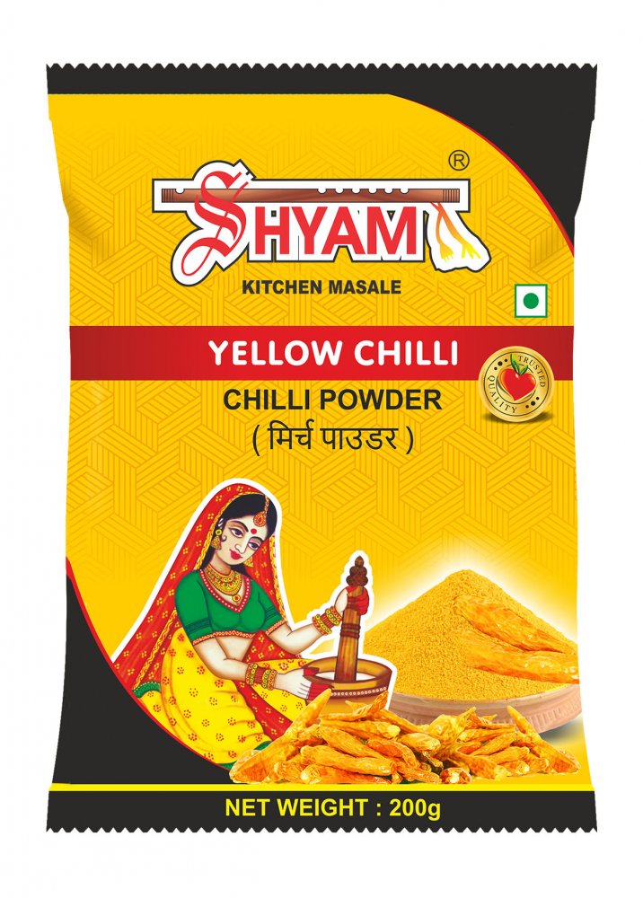 Math Yellow Chilli Shyam Yellow Chili Powder