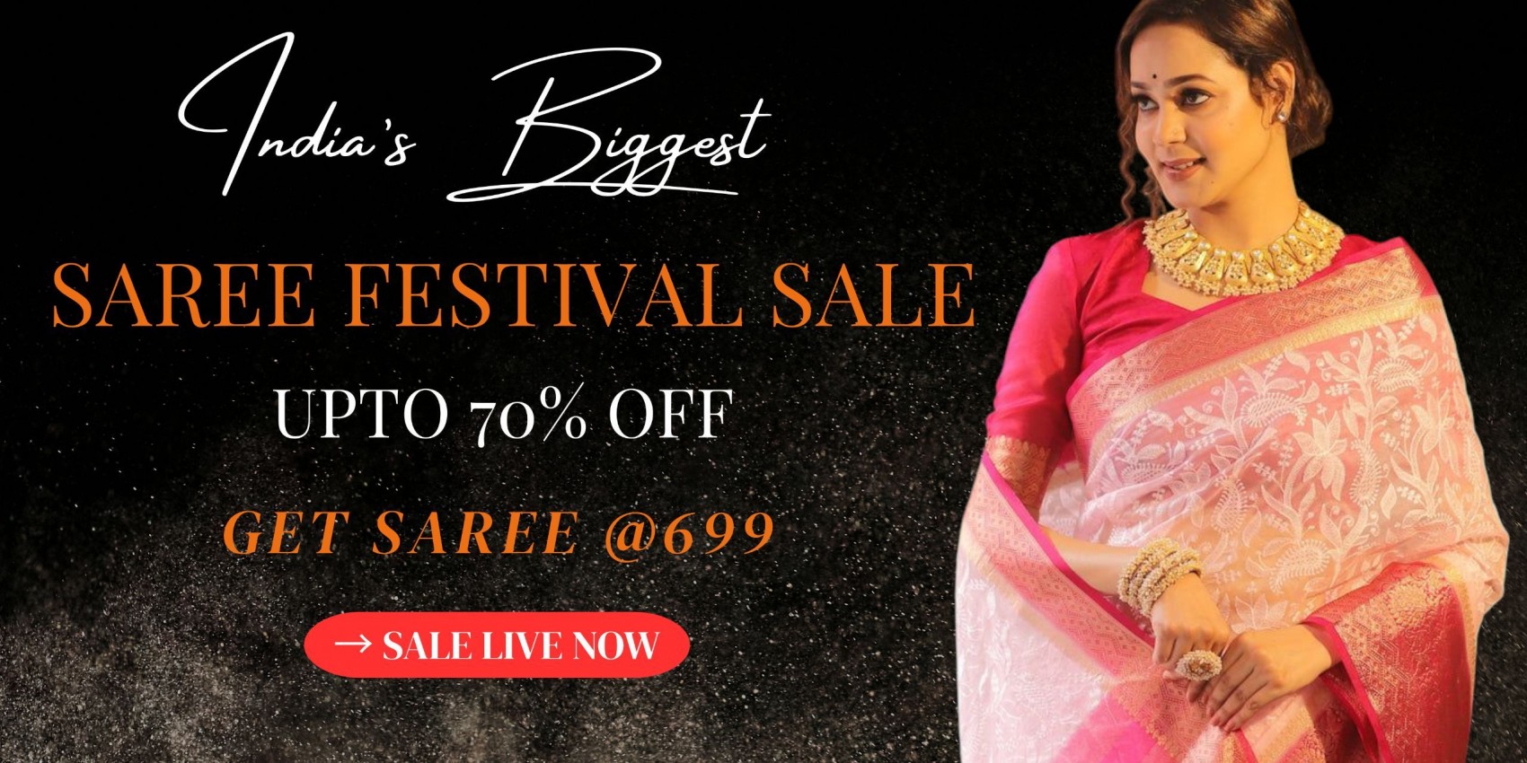 India's Biggest Saree Festival SALE