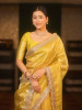 Designer Banarasi Tissue Silk Allover Zari Booti Saree With Zari Lace