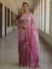 Designer Banarasi Tissue Silk Saree With Shaded Dye and sequence Lace