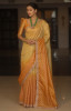 Designer Banarasi Tissue Silk Saree With Shaded Dye and sequence Lace