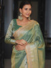 Banarasi Tissue Silk Saree With Designer Sequence Lace Work