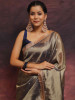 Designer Banarasi Tissue Silk Allover Zari Booti Saree With Zari Lace