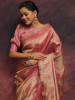 Designer Banarasi Tissue Silk Allover Zari Booti Saree With Zari Lace