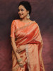 Designer Banarasi Tissue Silk Allover Zari Booti Saree With Zari Lace