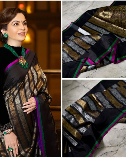 Neeta Ambani Mam Premium Katan Silk Saree