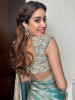 Jahnvi Mam Inspired Banarasi Tissue Silk Saree with Sequence Lace