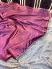Satin Silk Dual Tone Saree With Designer Pallu Lace
