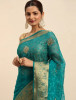 Organza Silk Resham Work Embroidery Saree