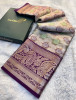 Tissue Silk Kanjeevaram Saree With Heavy Richpallu Design