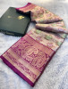 Tissue Silk Kanjeevaram Saree With Heavy Richpallu Design