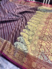 Banarasi Satin Silk Ethnic Motifs Design with Heavy Banarasi Richpallu