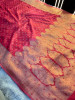 Pure Viscose Crape Silk Saree with Banarasi Zari Richpallu