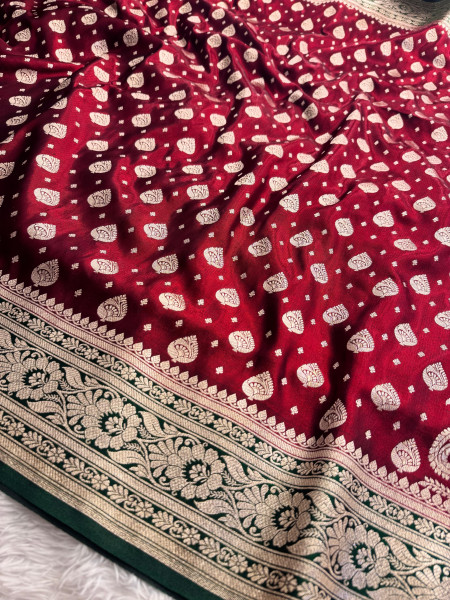 Banarasi Satin Katan Silk Saree