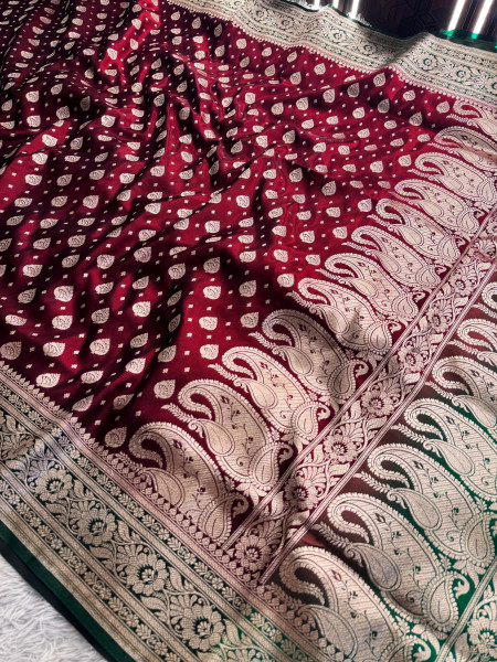 Banarasi Satin Katan Silk Saree