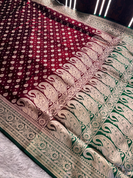 Banarasi Satin Katan Silk Saree