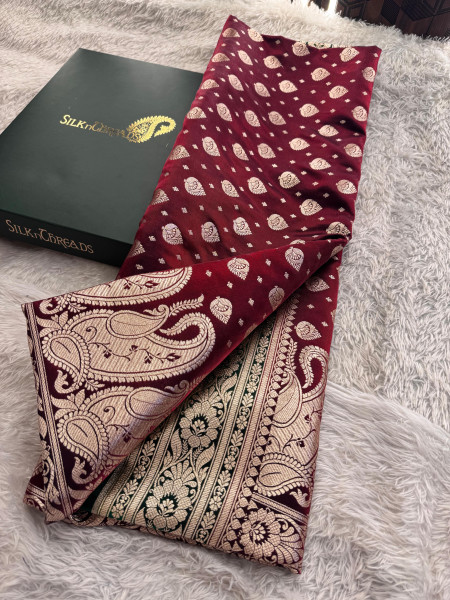 Banarasi Satin Katan Silk Saree