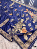 Premium Banarasi Viscose Silk Saree with Designer Pallu and Copper Zari Meena