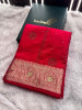 Organza Silk Swarovski Crystal Work Saree With Allover Sequence
