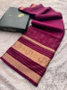 Organza Silk Swarovski Crystal Work Saree With Allover Sequence